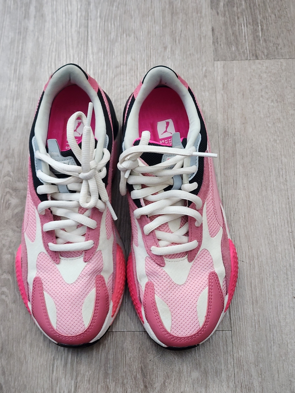 Puma Pink Rs-X3 Puzzle Womens Sneakers Size 9